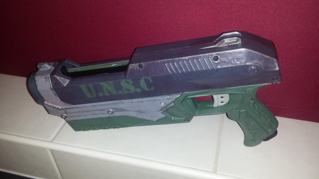 Props - Custom UNSC Nerf hand cannon.... a Magnus - for a Spartan ...