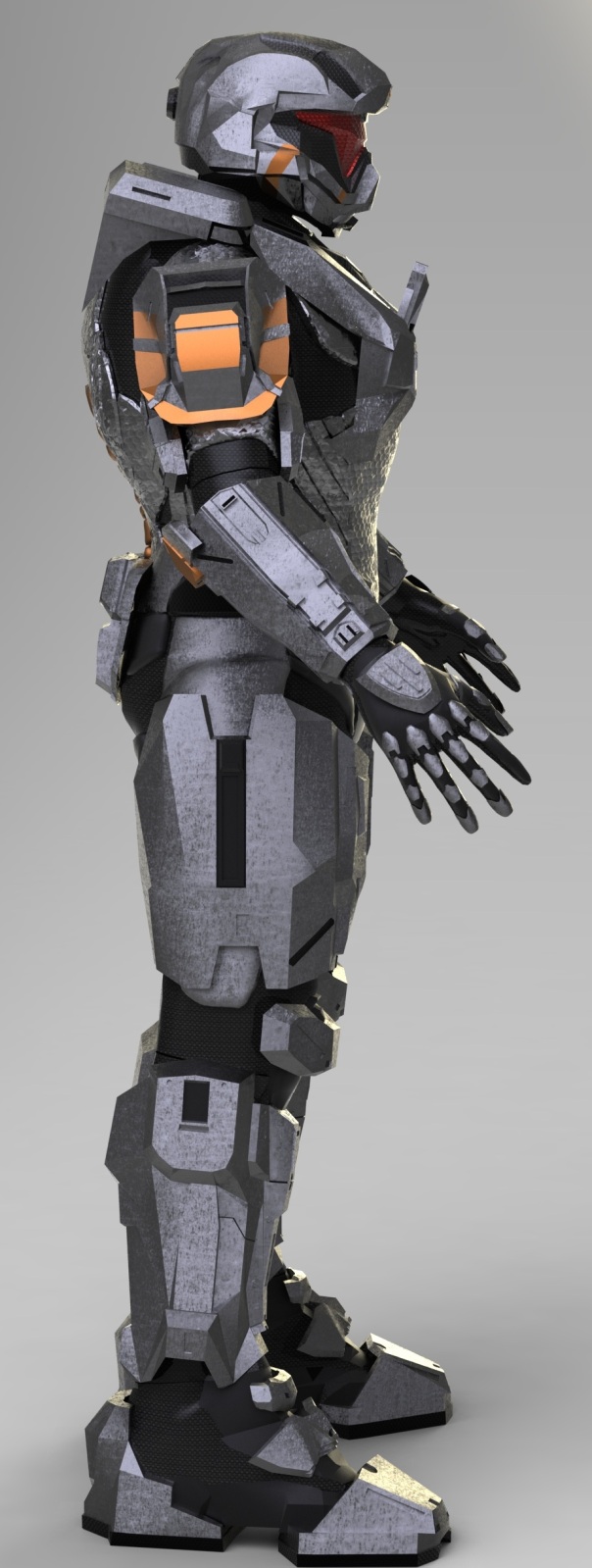 Halo 4 Recruit armor (3D Model build) | Halo Costume and Prop Maker ...