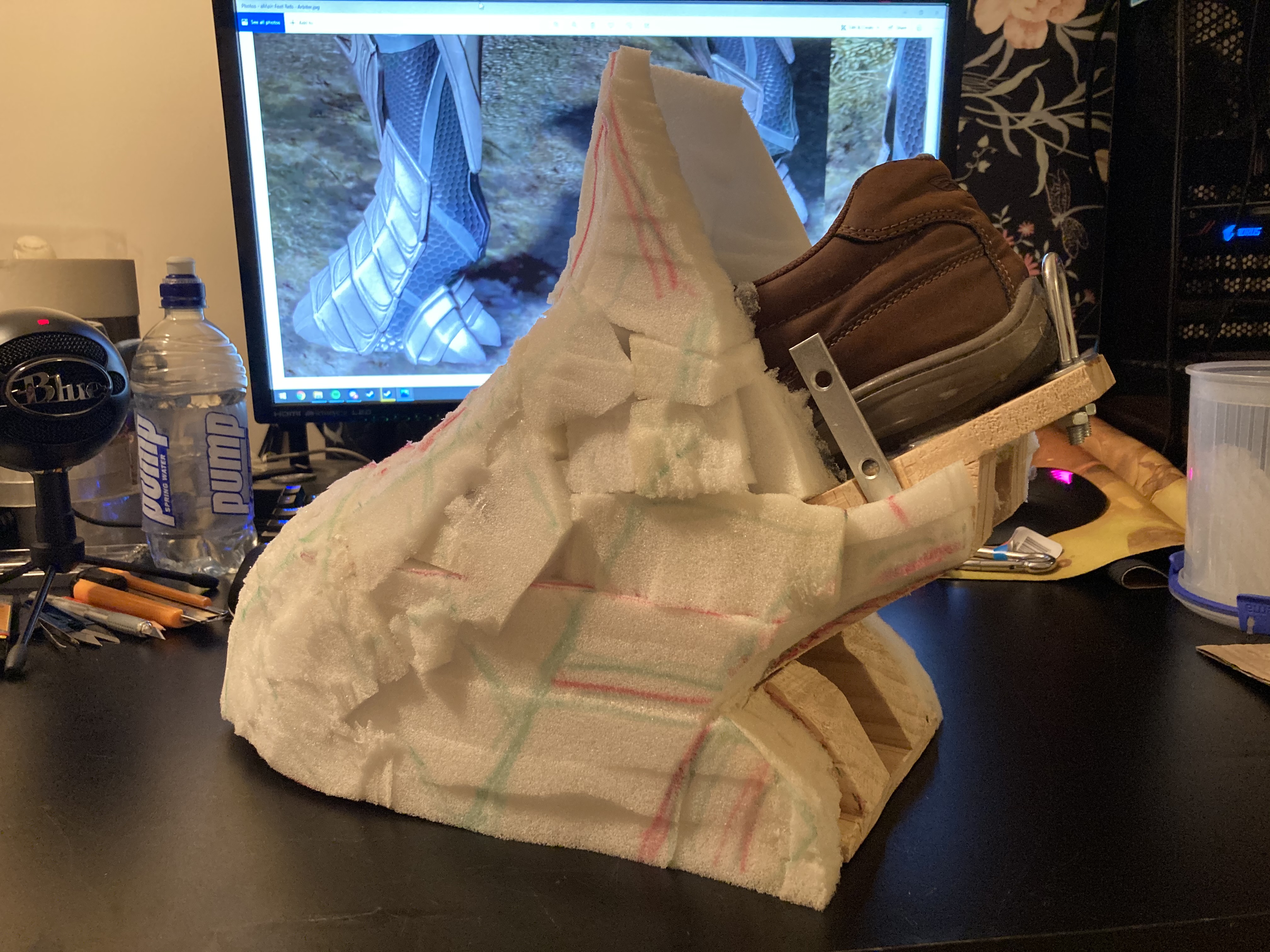 (5a) Leg Stilt Foam Process - Arbiter.JPG