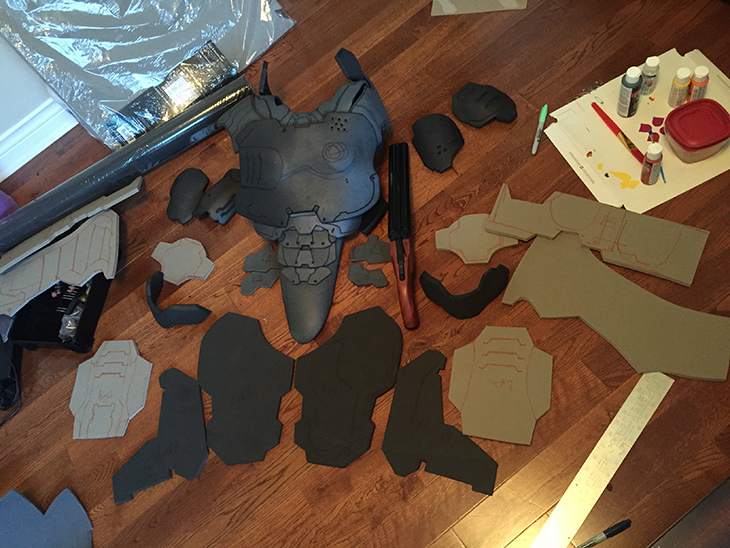 introduction + Doom 2016 build  Halo Costume and Prop Maker