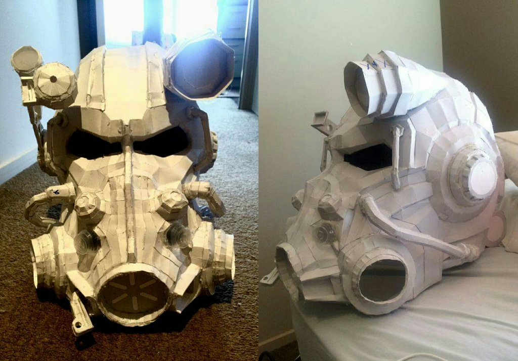 Fallout 4 T 60 Helmet Halo Costume And Prop Maker Community 405th