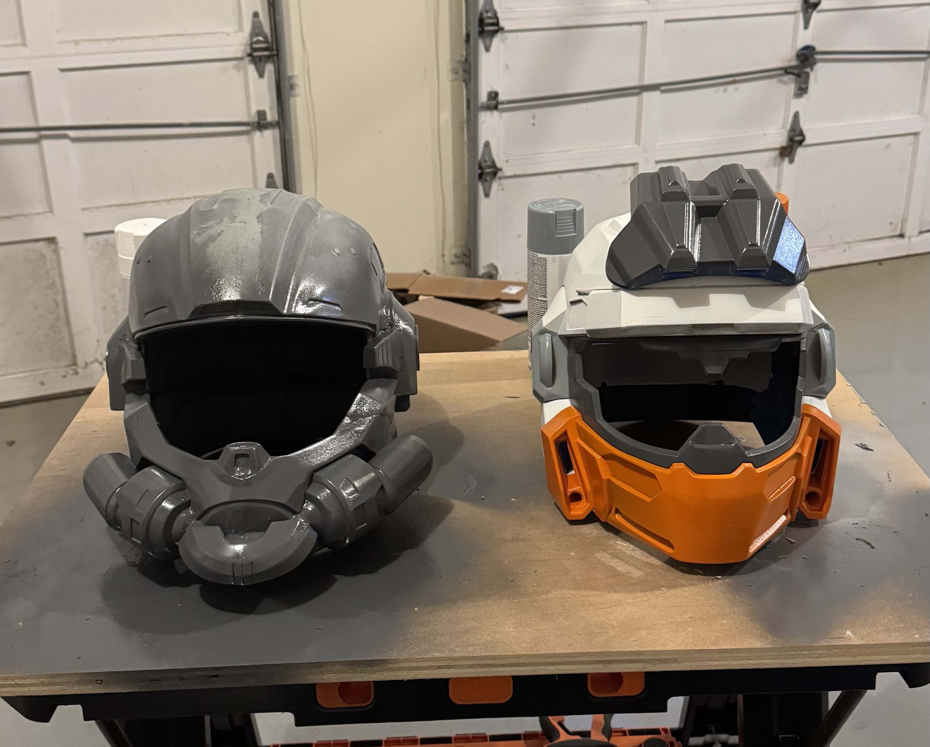 Painted helmets!