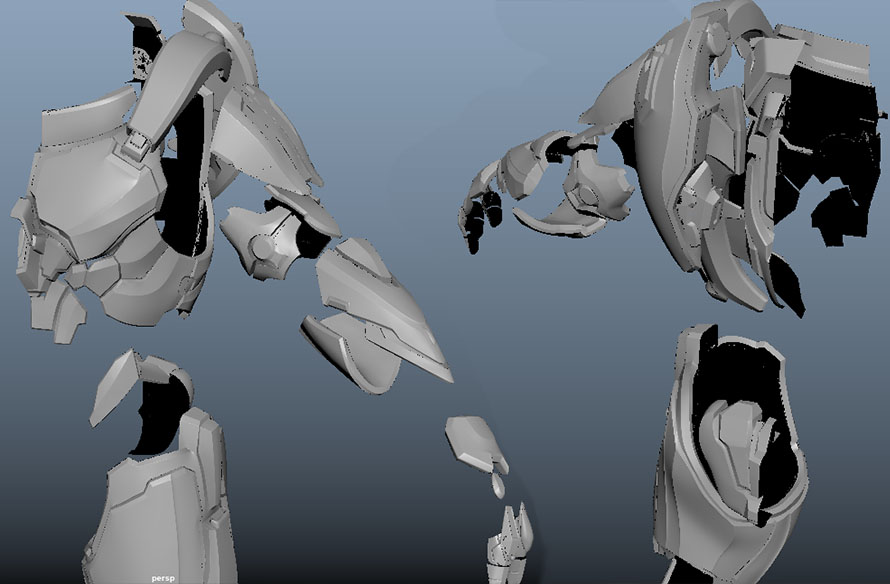 STL file Halo 5 guardians: armor wrath for printing 😇・Template to download  and 3D print・Cults