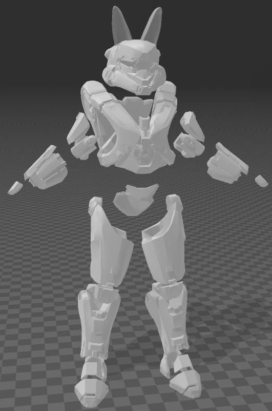 3d printed custom Halo 5 Anubis Armor | Halo Costume and ...