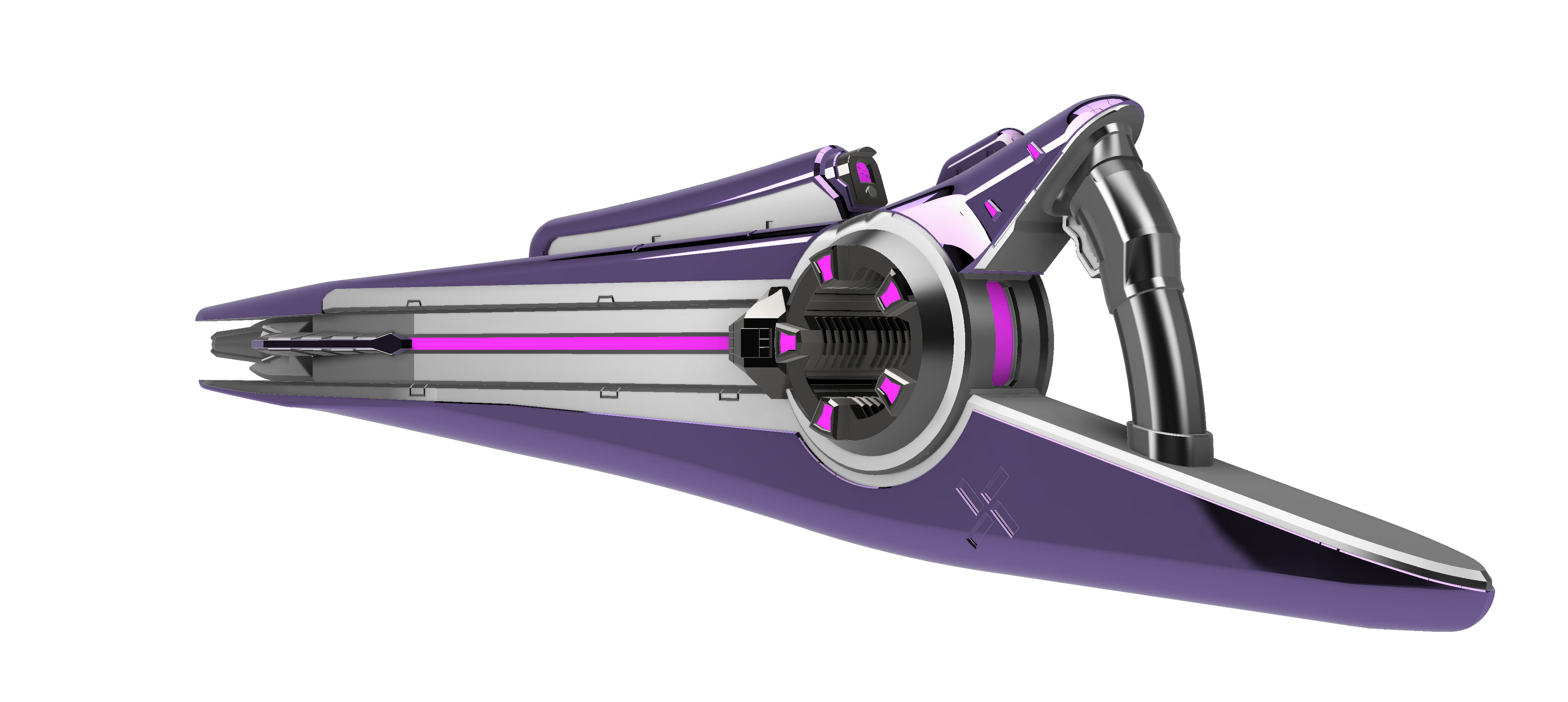 HALO 2 Beam Rifle Angled Back.png