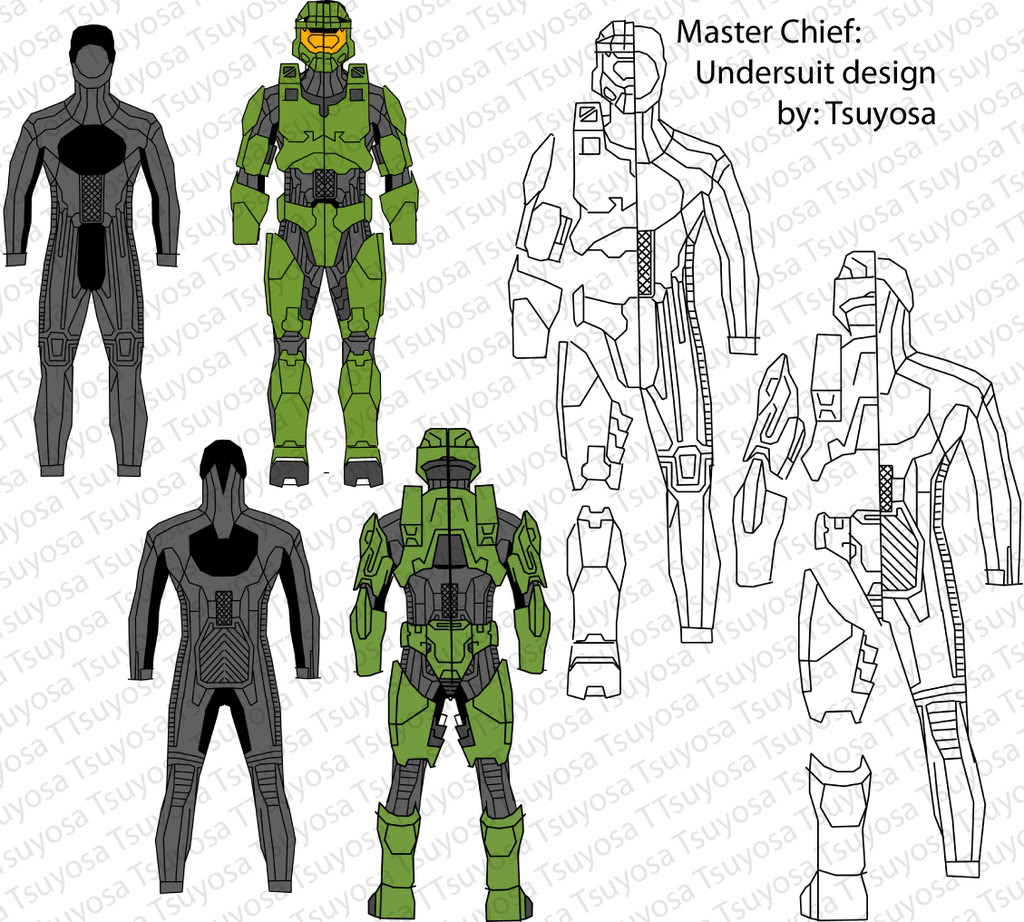 halo master chief armor blueprints