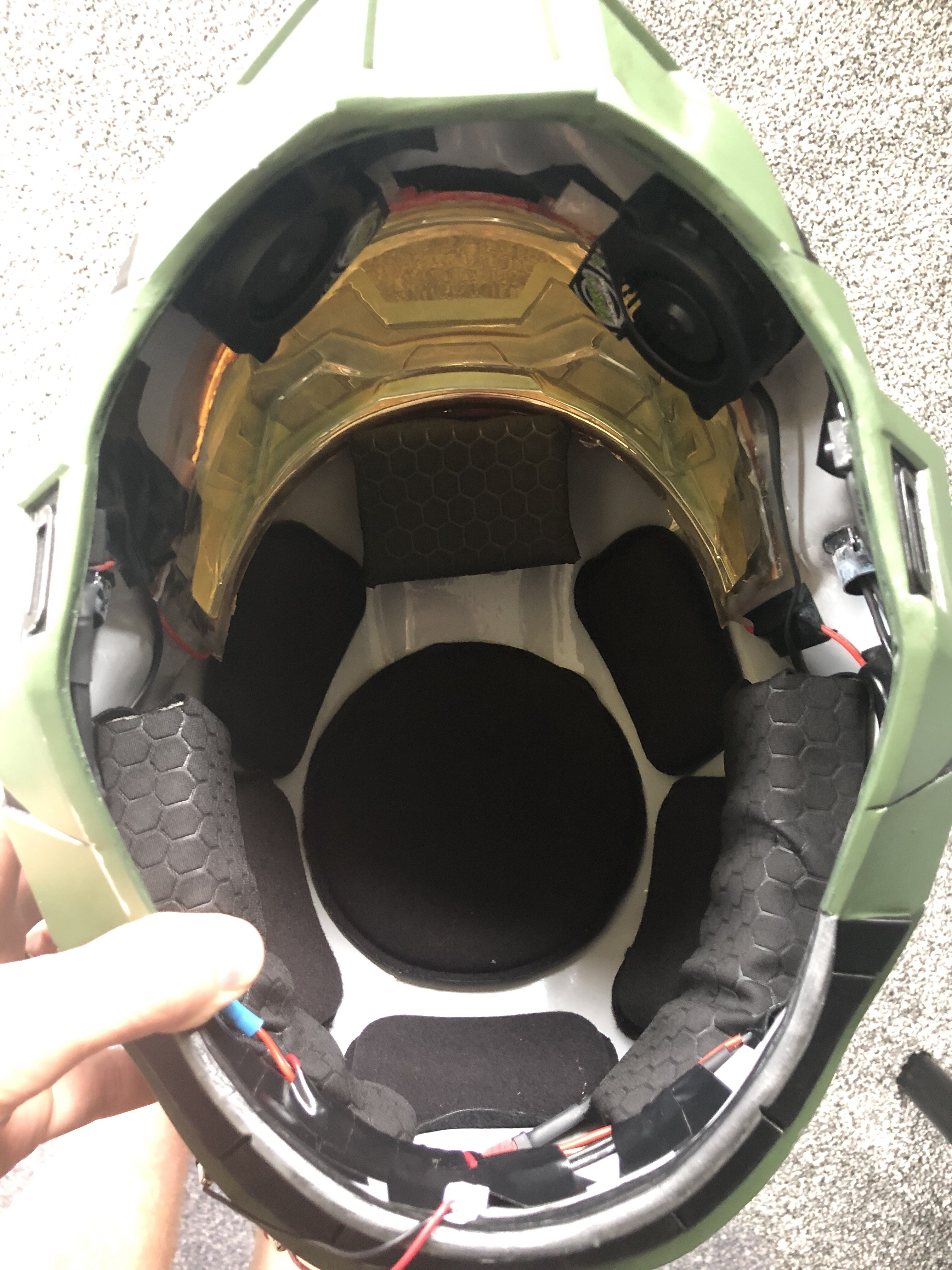 What foam is best for helmet padding?