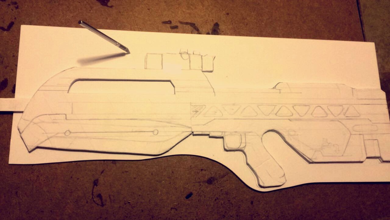 Props Halo 2a 5 Battle Rifle Br55 Halo Costume And Prop Maker