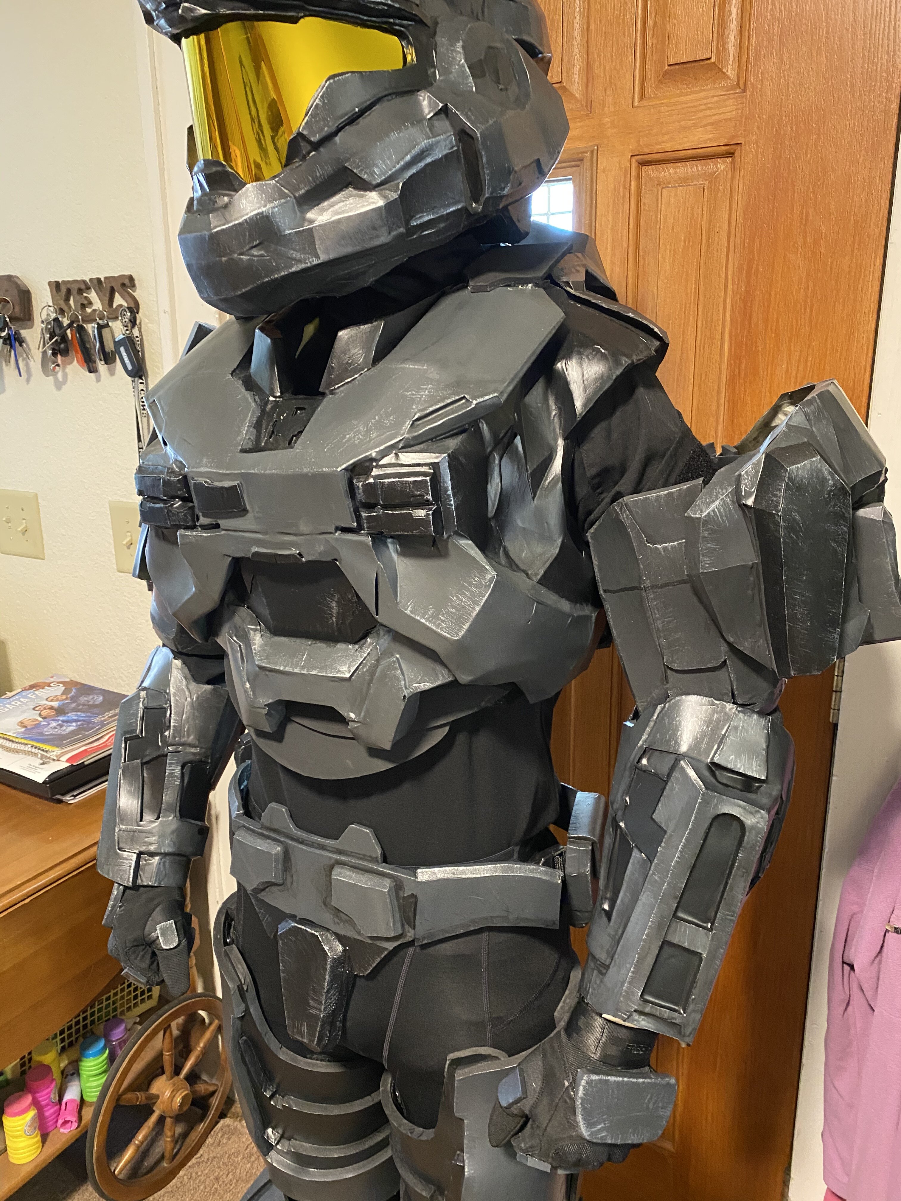 (Almost) Finished Halo Reach Pepakura and Foam Hybrid Spartan Suit ...