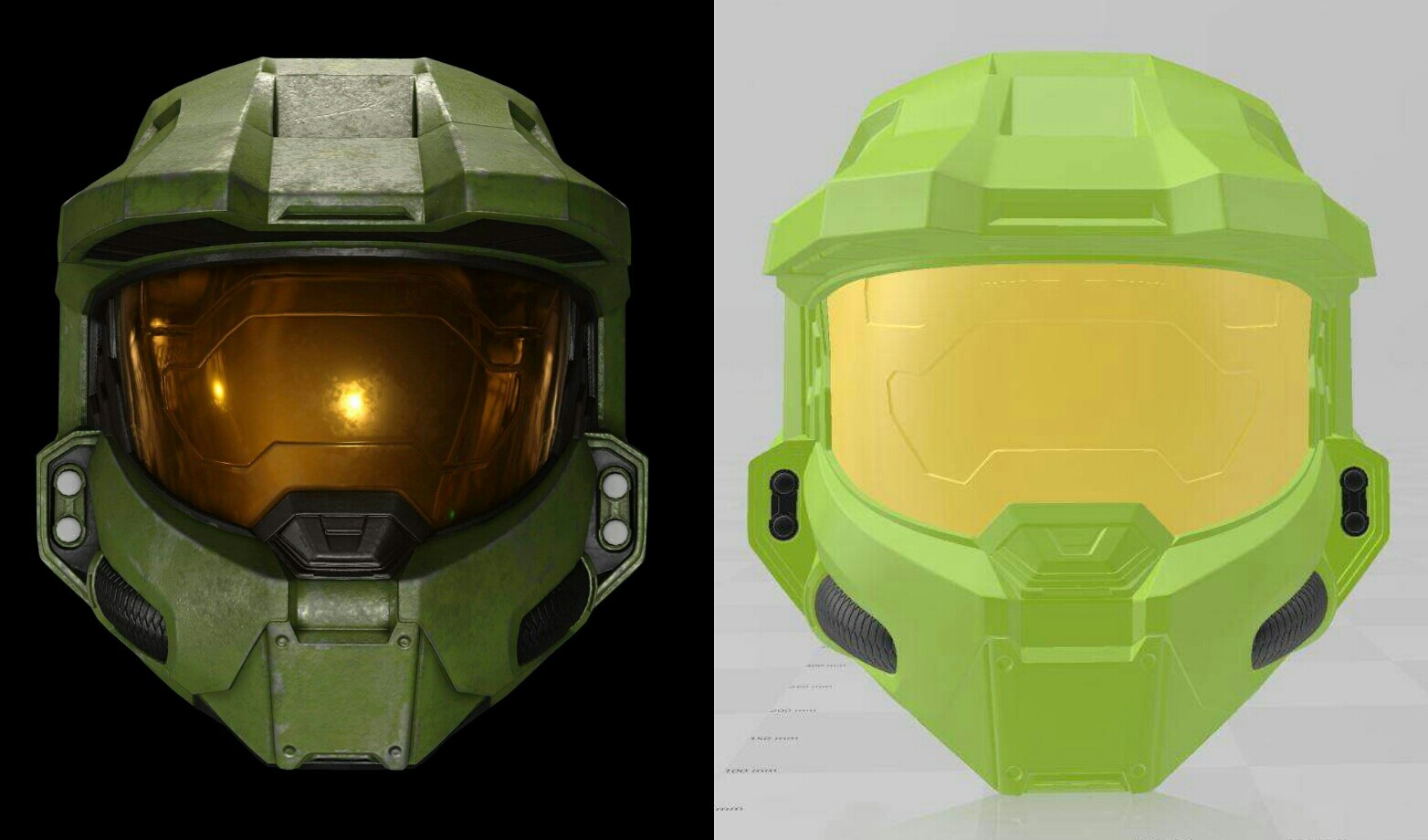 Halo Infinite Master Chief helmet hype build Halo Costume and Prop