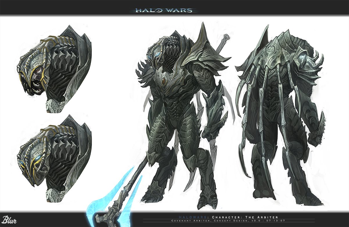 #1. Halo Wars: Arbiter Redesign. 
