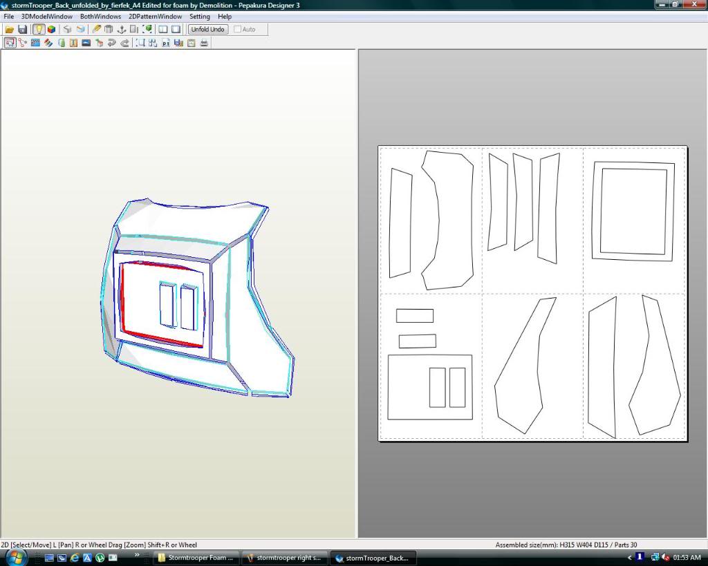 first order stormtrooper foam template