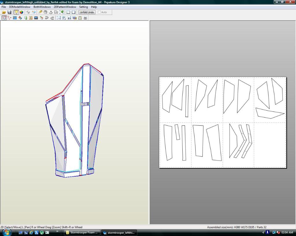 stormtrooper foam armor template