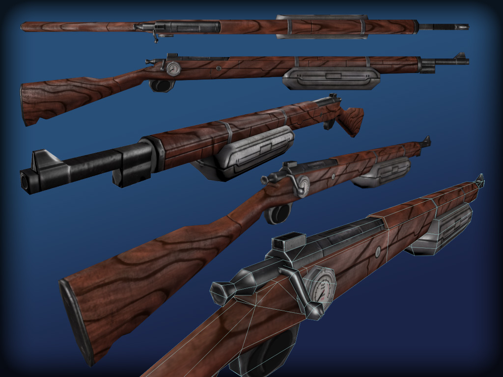 348 tri-count rifle for "No Mans Land"