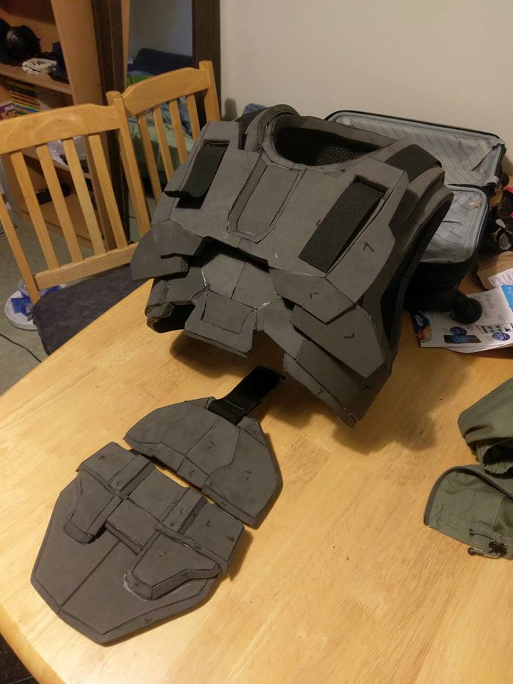 All of the torso pieces are finished.