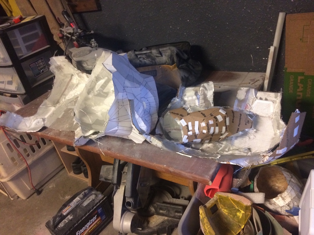 Chest Bicep and back with Fiberglass