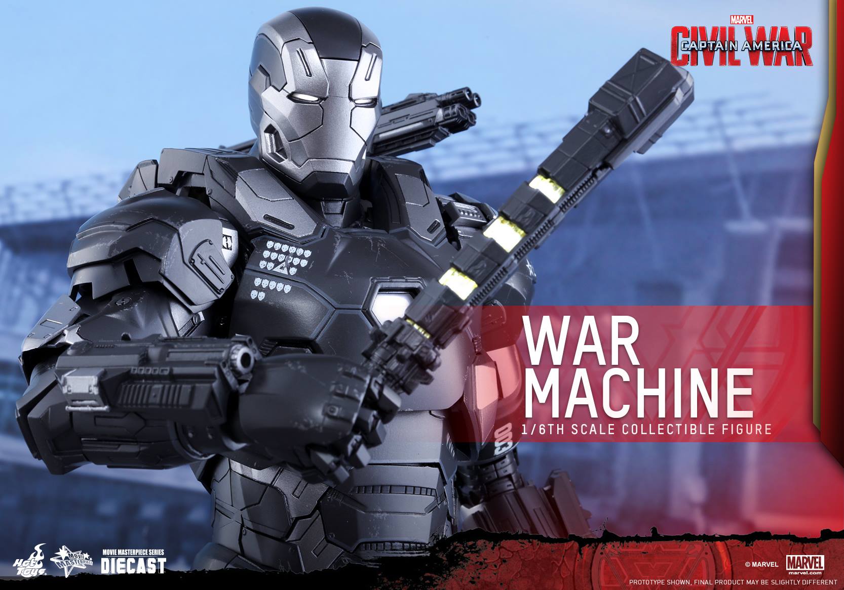 Civil War Hot Toys Diecast War Machine 003