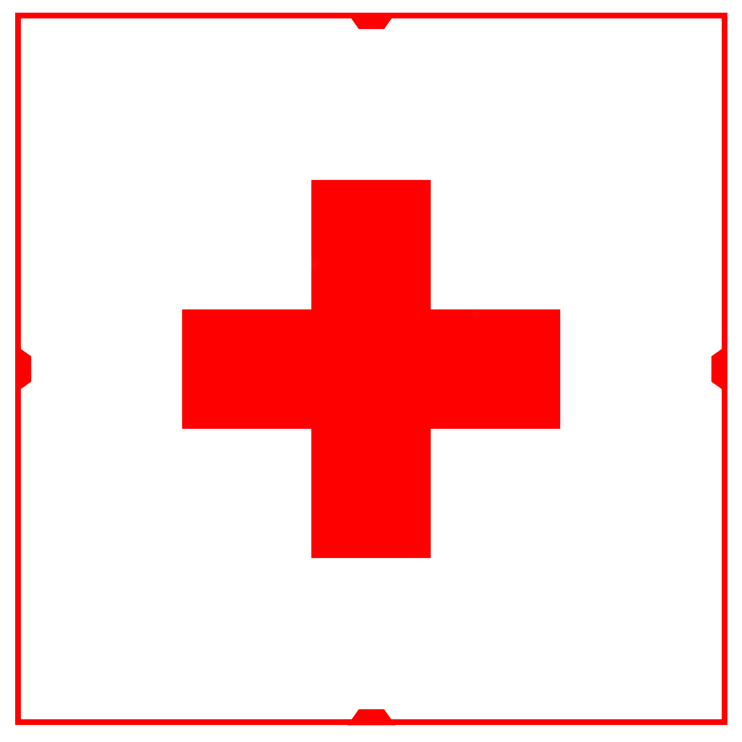 Cross - Medical cross label found on MedPacks. Vector version available upon request.