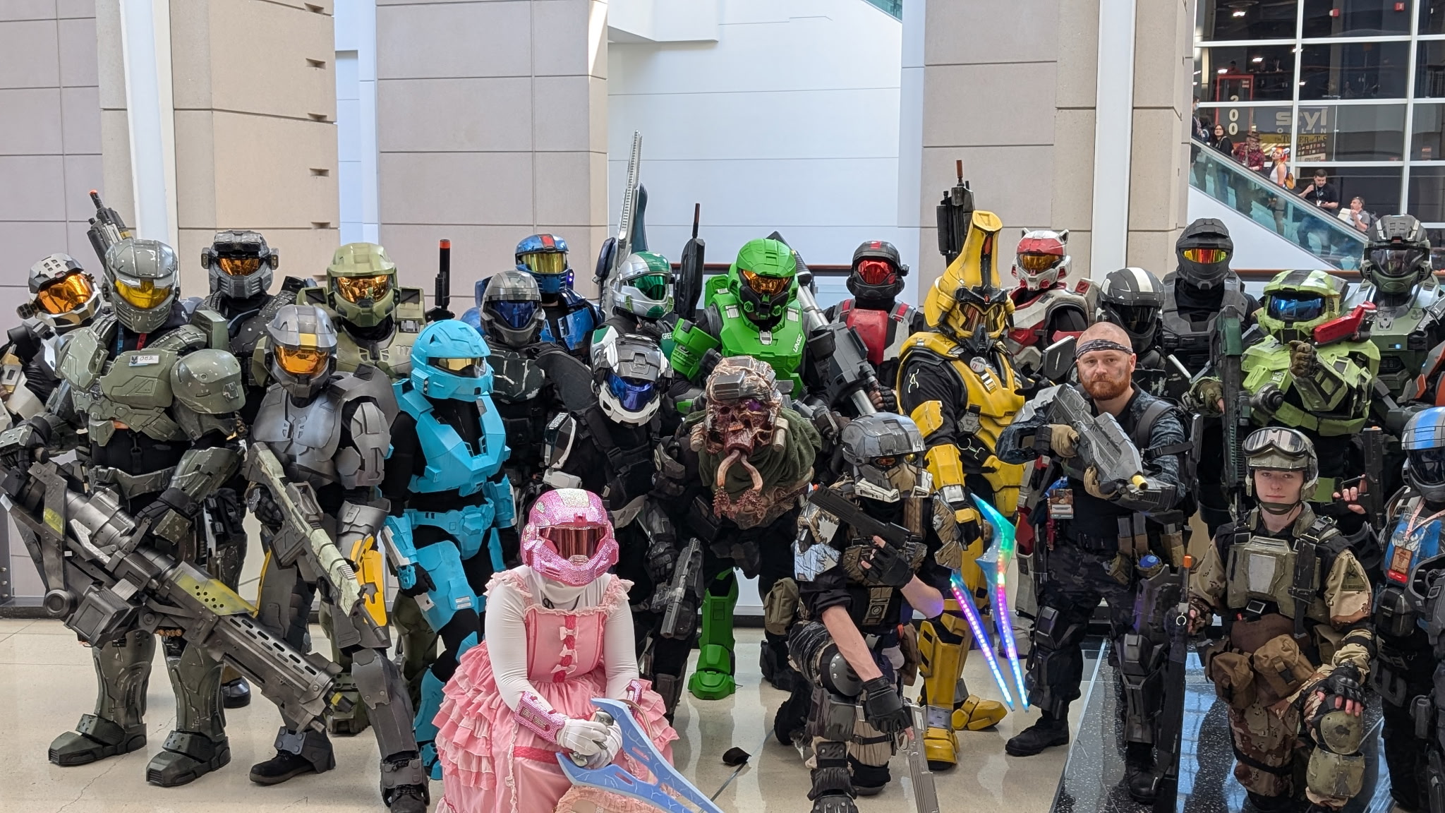 Group shot with the 405th