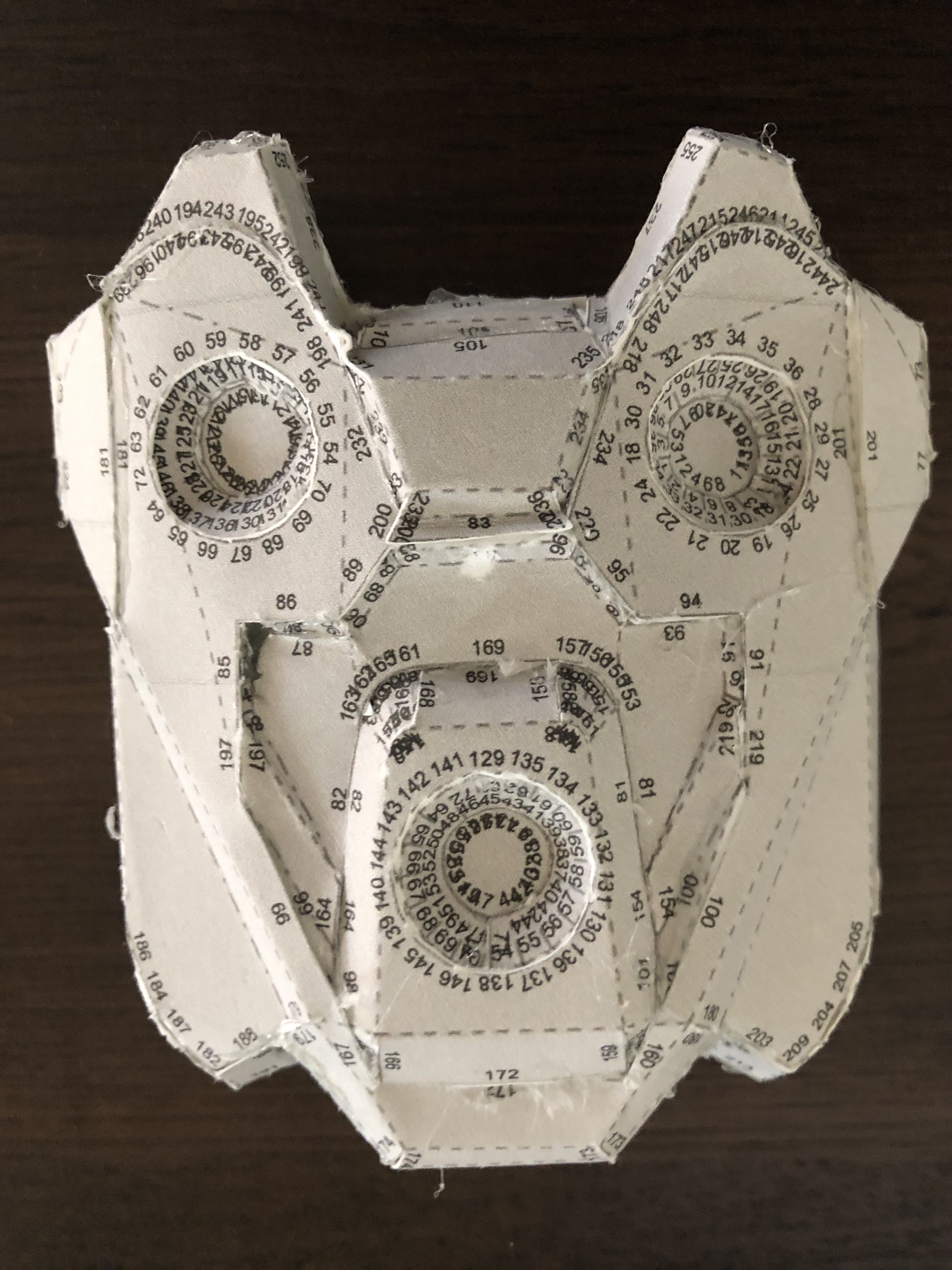 Halo 3 Master Chief glove armor first pepakura build