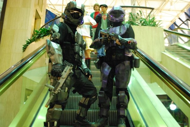 Me as Rookie and my then girlfriend (now wife) as Dare