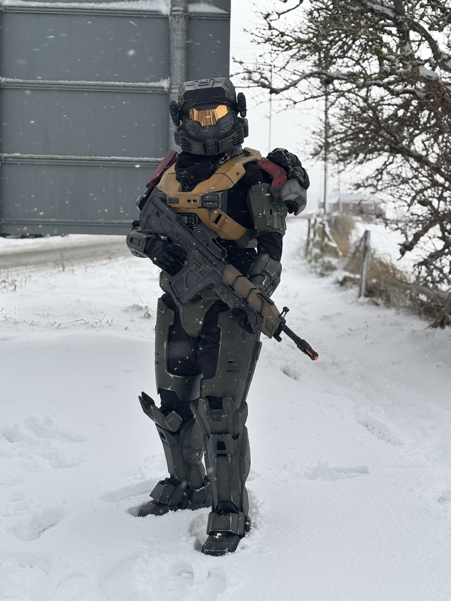 MKV B spartan in the snow