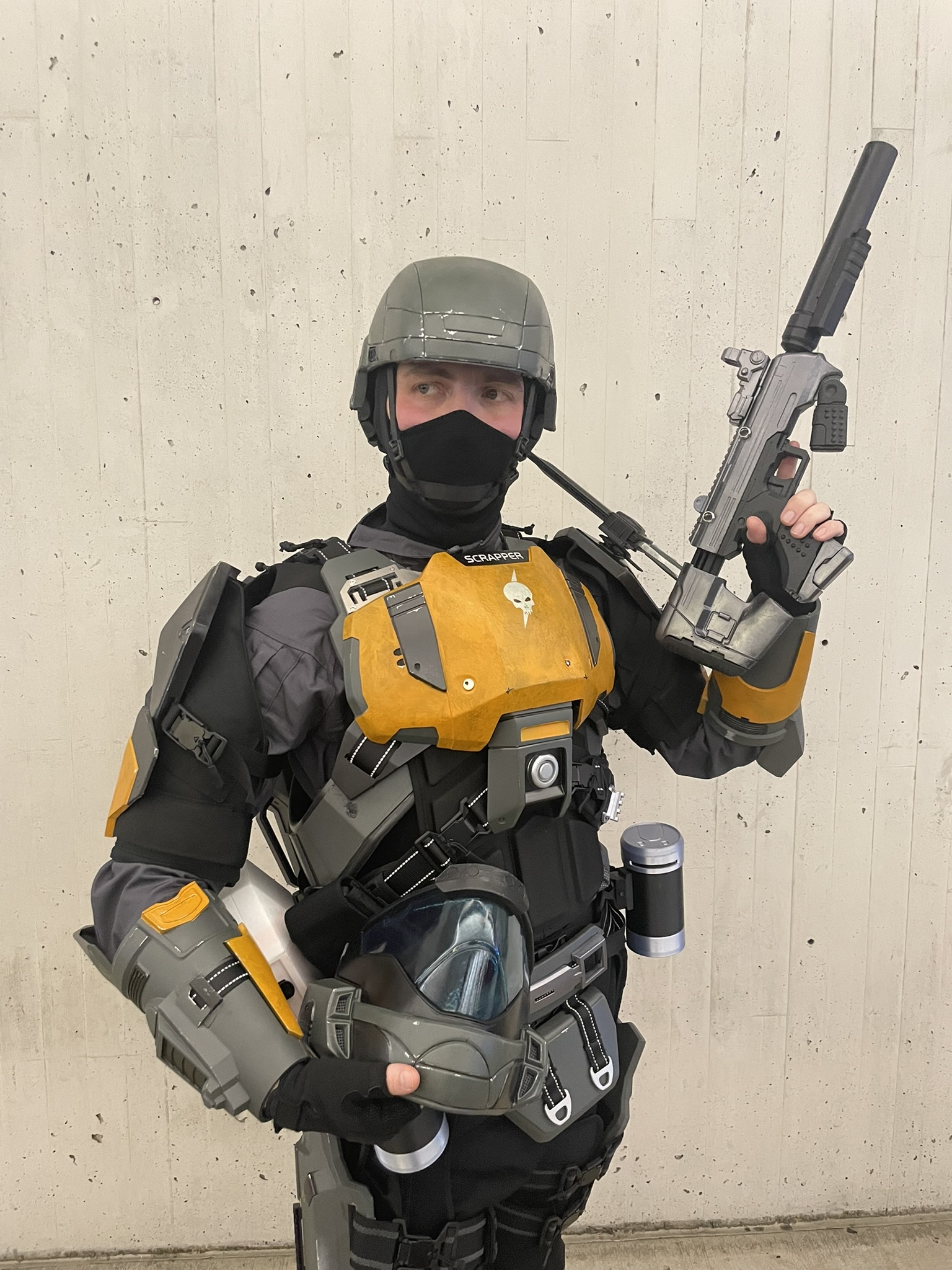 ODST "Scrapper torso view faceplate removed