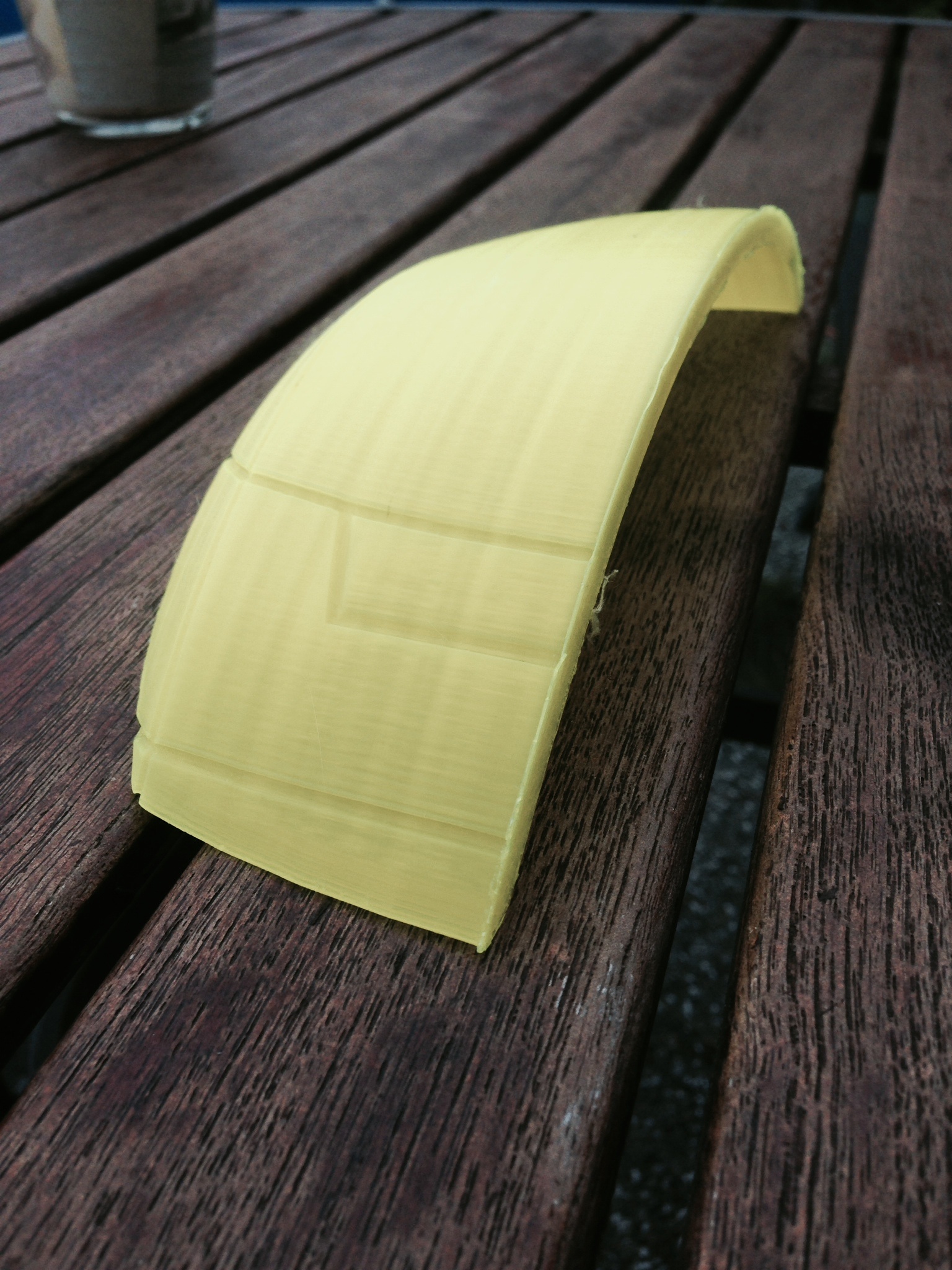 Part one of ODST helmet 3d Printed