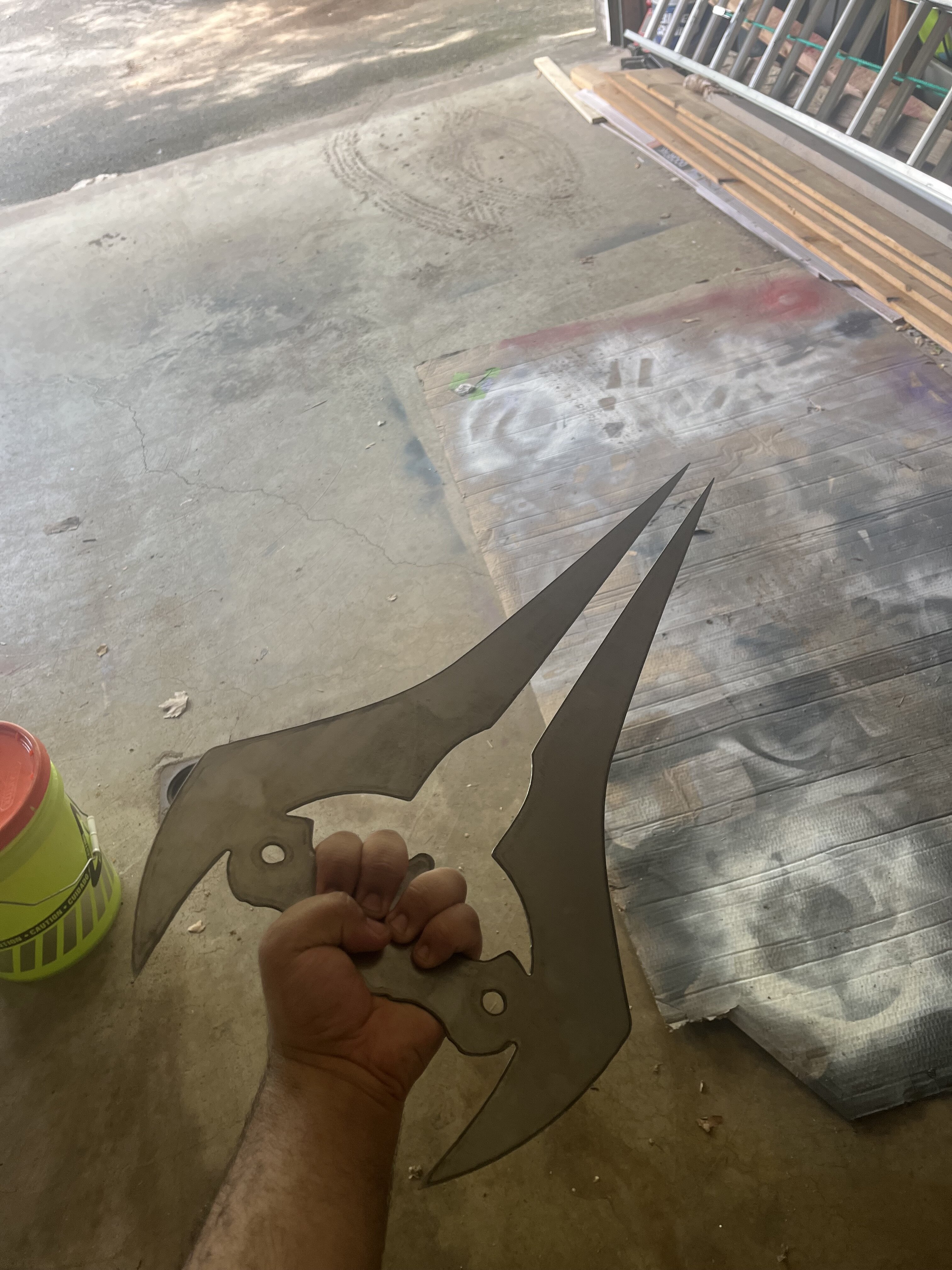 Plasma cut Energy Sword