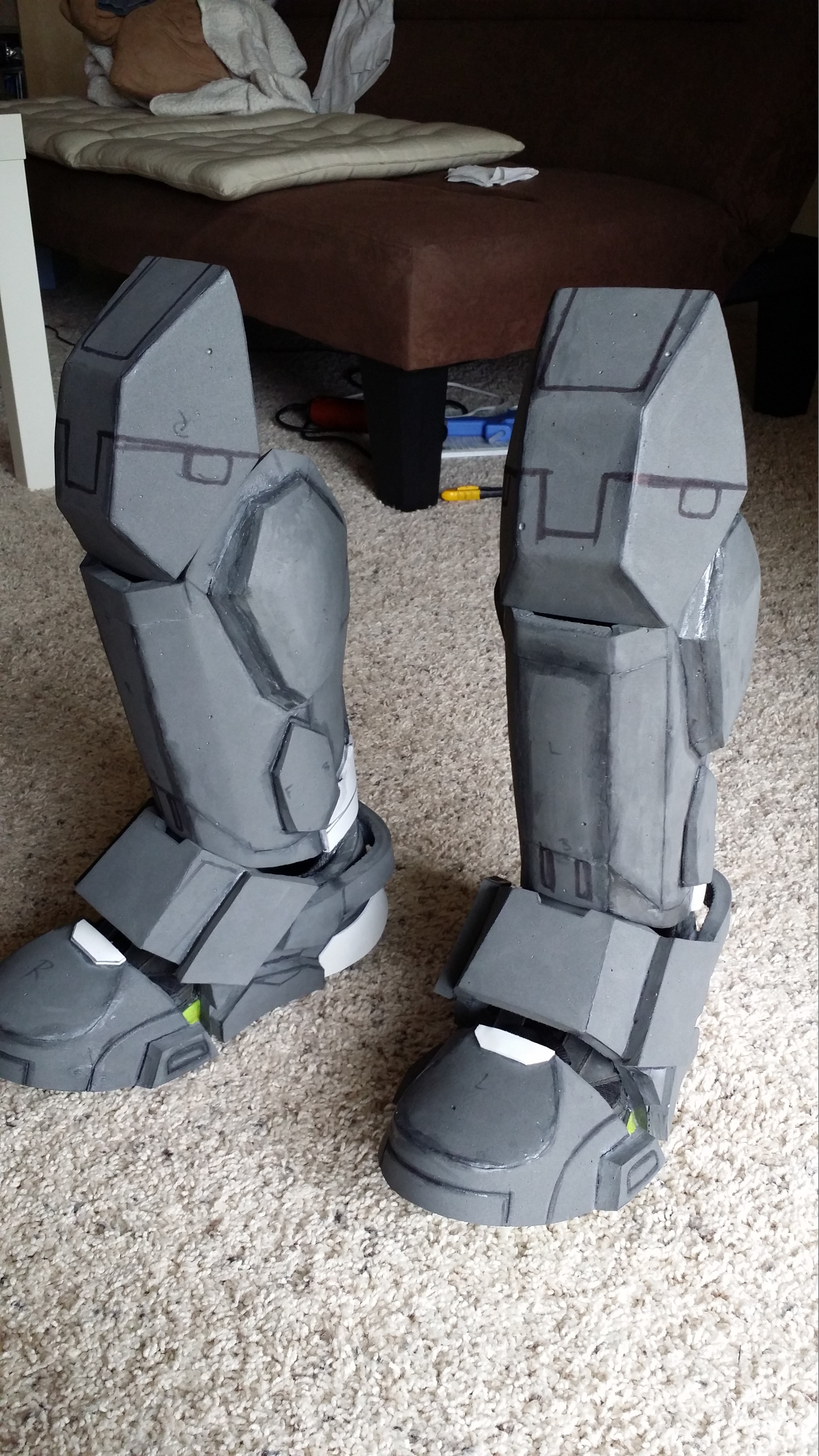 shins and boots