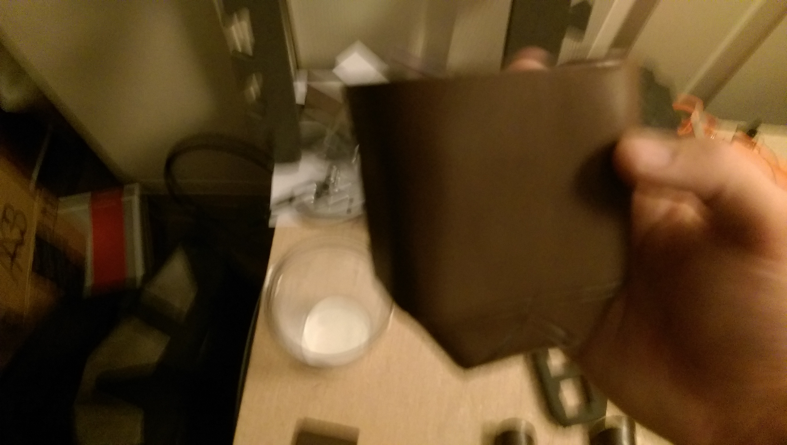 Shoulder piece cut and glued