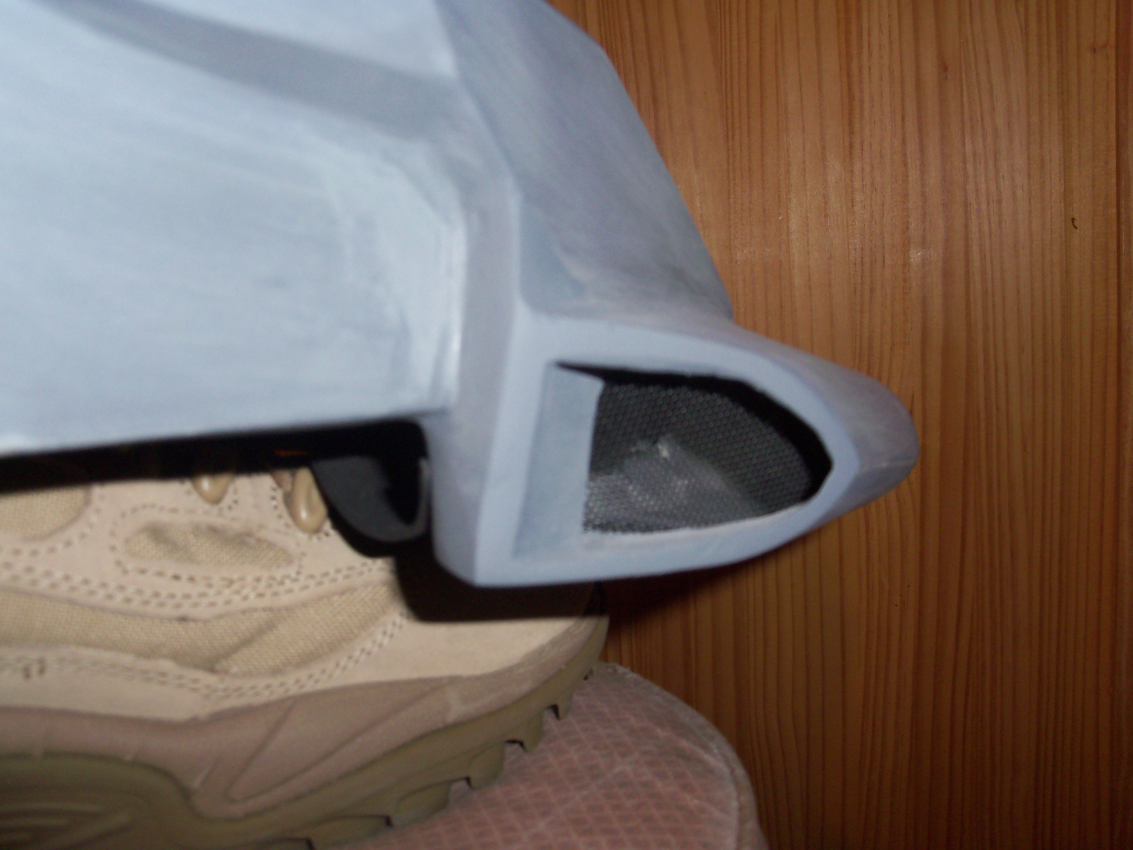 side vents actually work. once attached I cut out the inside of the helmet