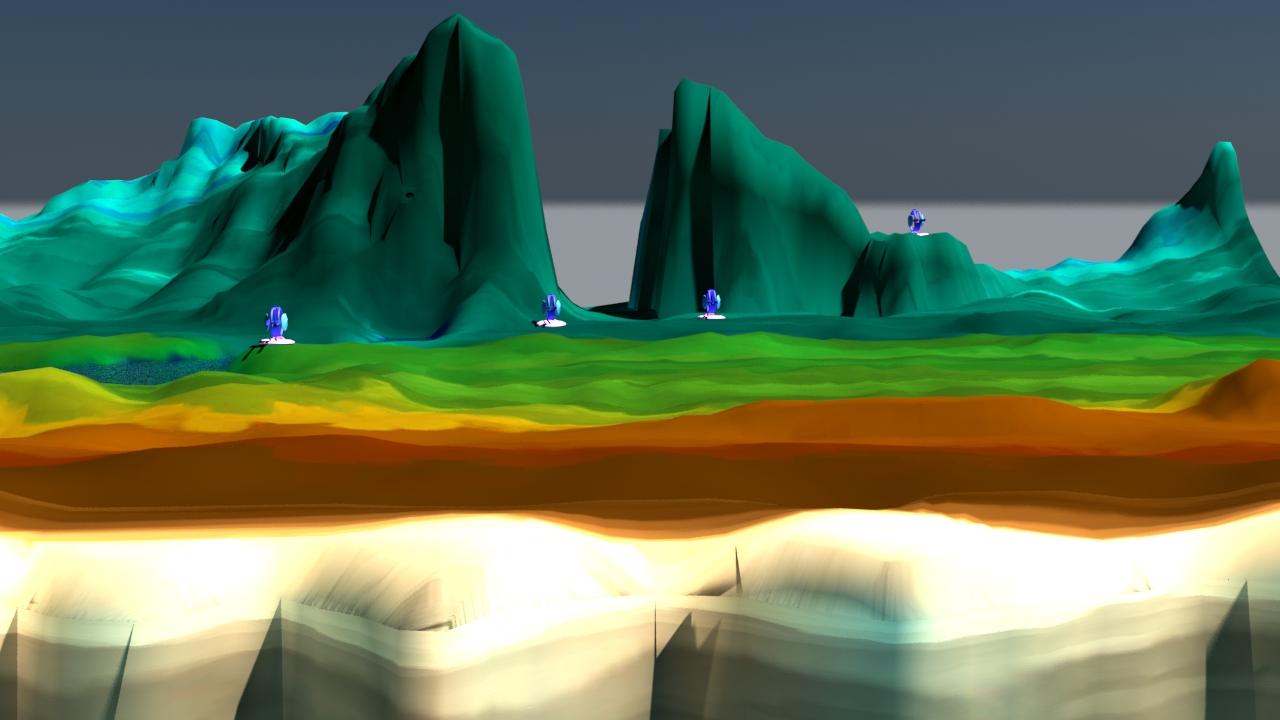 stage for the Epilogue
with shade Turrets
-working-