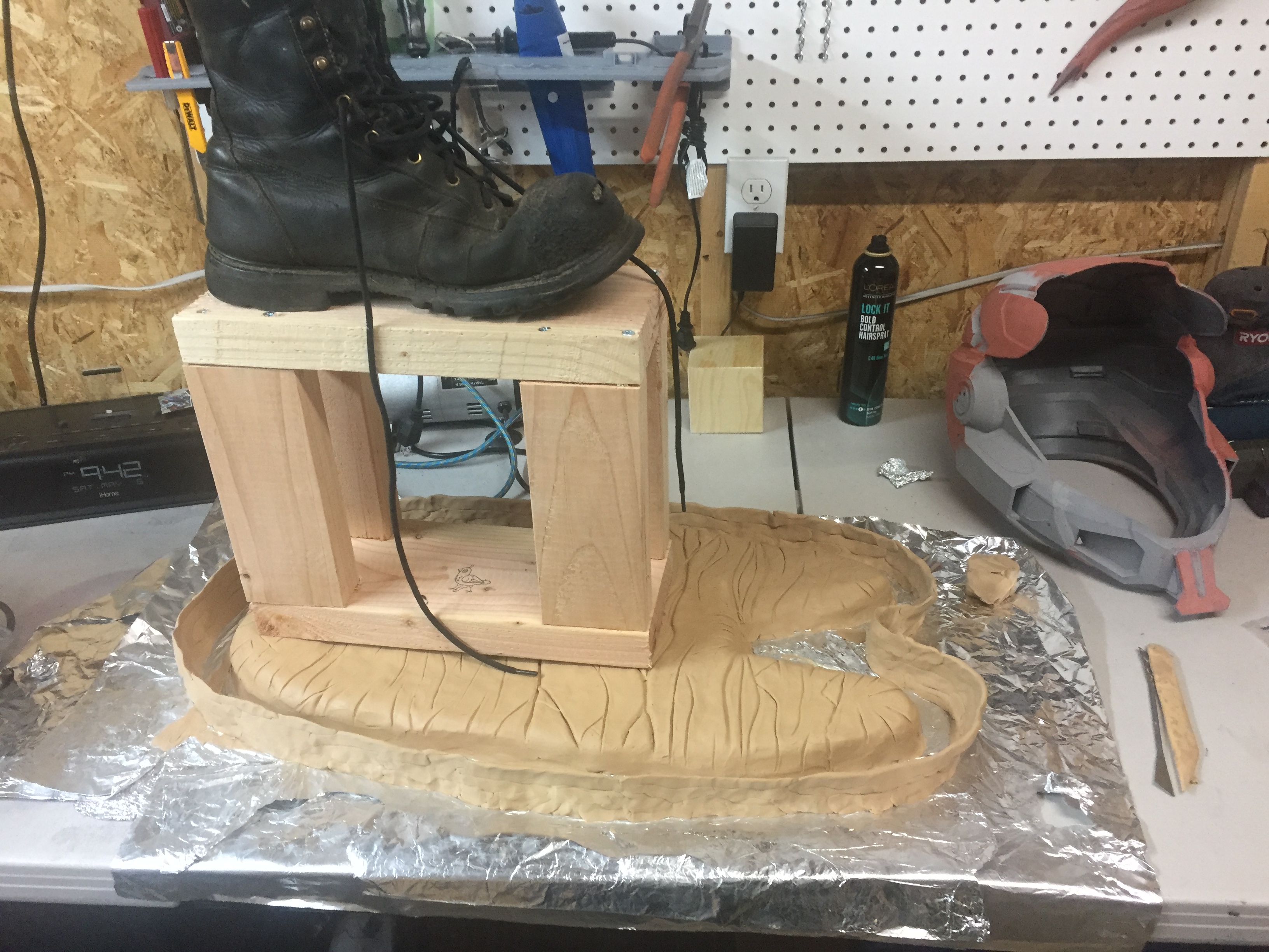 Stilt on Finished Foot #1