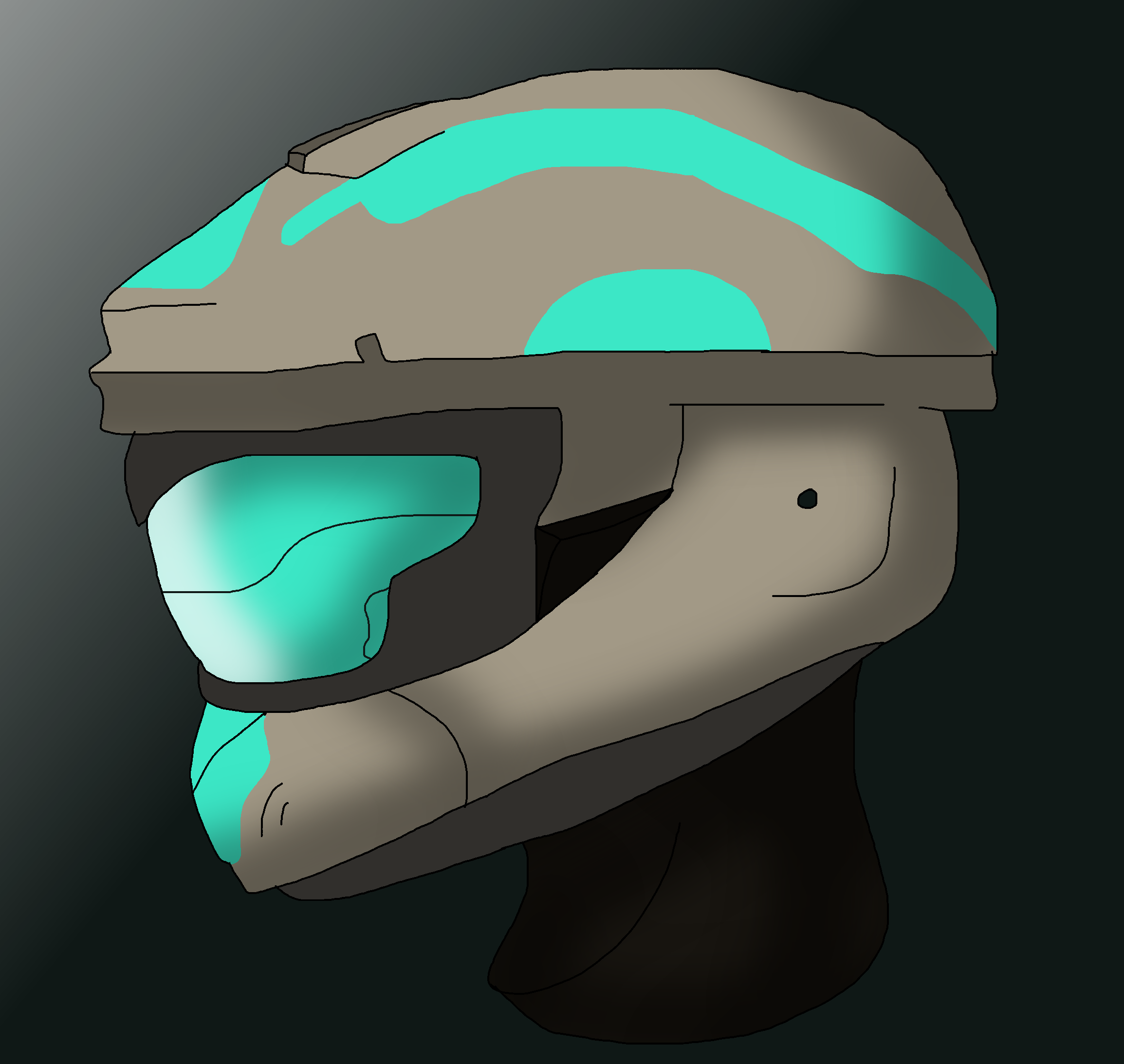 Subtle monster helmet. Palomo