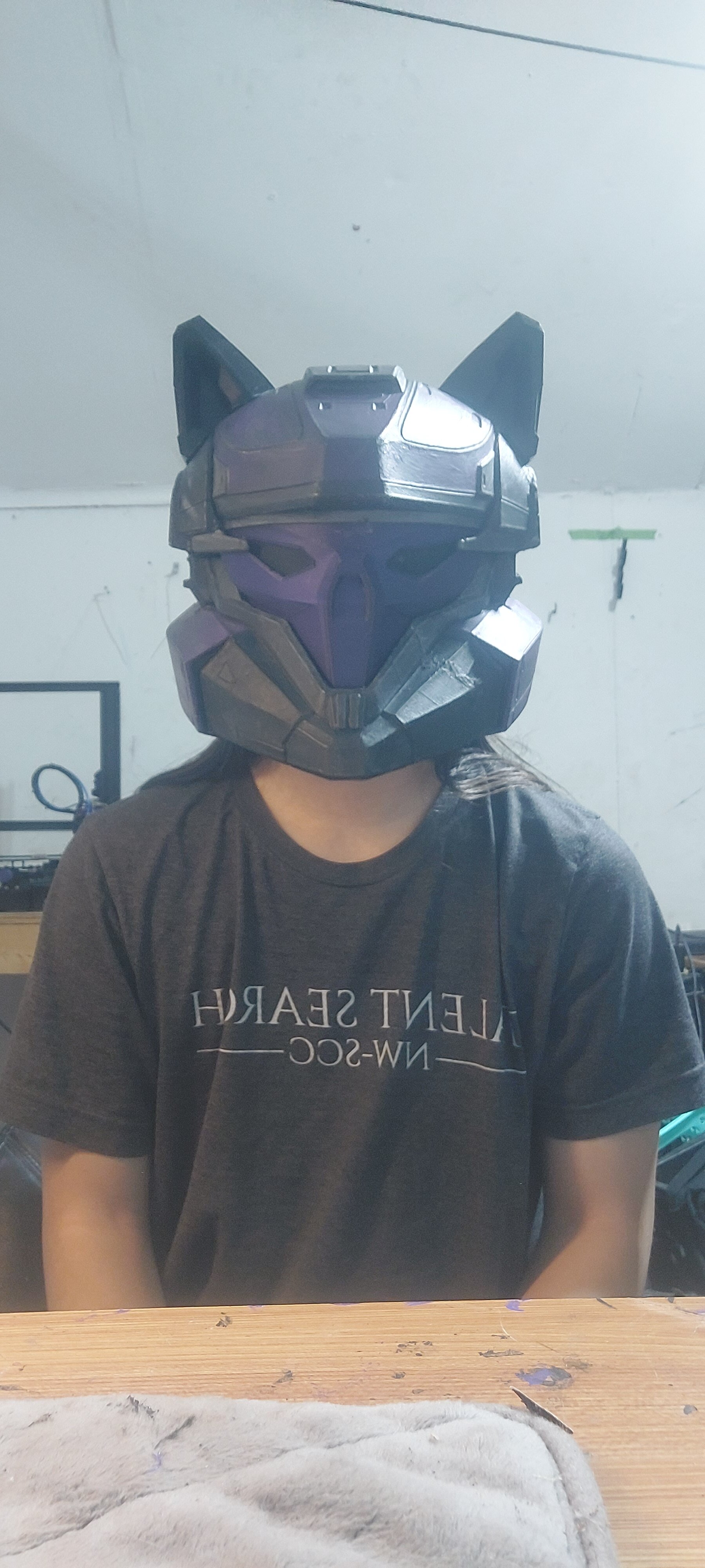 Warmaster Helm with Cat Ears